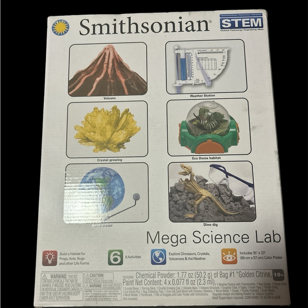 Smithsonian Mega Science Lab 6 Kit Set - 49009